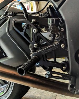 Woodcraft Kawasaki 2016-21 ZX-10R / ZX-10RR Complete Rearsets Kit