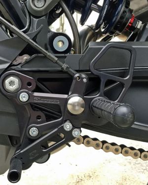 Woodcraft Complete Adjustable Rearset Kit | KTM Duke 790 / 890 (2018-2022)