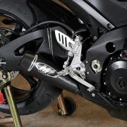 M4 Black GP Slip-On 2007-08 Suzuki GSX-R1000