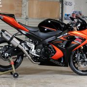 M4 RACE FULL SYSTEM WITH TITANIUM CANISTER 2007-08 Suzuki GSX-R1000