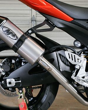 M4 RACE FULL SYSTEM WITH TITANIUM CANISTER 2007-08 Suzuki GSX-R1000