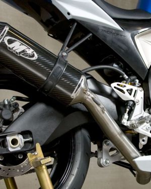 M4 FULL SYSTEM WITH CARBON FIBER CANISTER 2009-11 Suzuki GSX-R1000