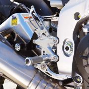 Sato Racing Rearsets  – Black 12-13 Aprilia Tuono V4 APRC