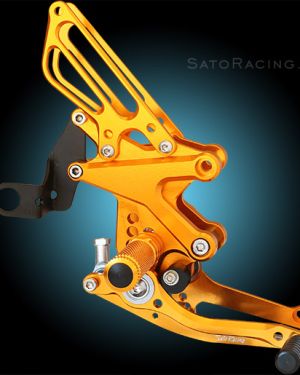 Sato Racing Rearsets  – Black 12-13 Aprilia Tuono V4 APRC