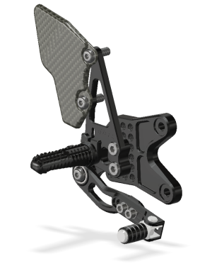 Attack Performance 2015-23 Yamaha YZF-R3 Rearset Kit