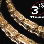 EK 3DSM (ThreeD SM) Supermoto / Offroad Racing Chain – Black, Gold or Chrome