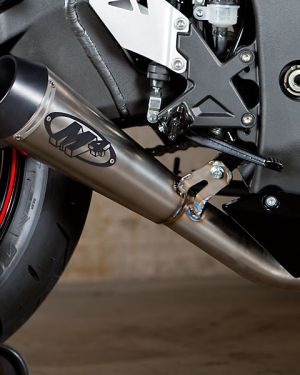 M4 Black GP Slip-On Exhaust 2011-2015 Kawasaki ZX-10R