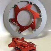 Beringer Supermoto Brake Kit: 4 Piston – Honda, Suzuki, Yamaha, KTM, Kawasaki, Husqvarna, Husaberg, Gas Gas