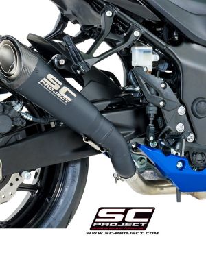 SC-Project Black Titanium S1 Slip On – Suzuki GSX-S750 2017-2018