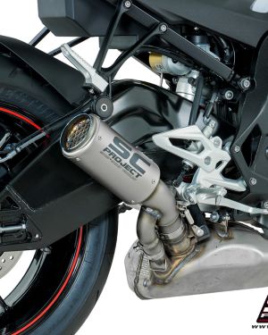 SC-Project 2017-2018 BMW S1000R CR-T Slip On Exhaust w/ Titanium Midpipe