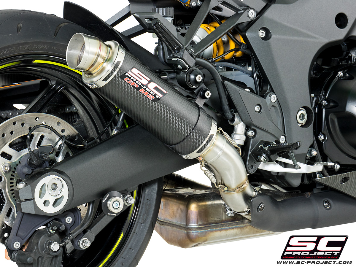 SC-Project GP M2 Slip Ons – Kawasaki Z1000 2017-2018