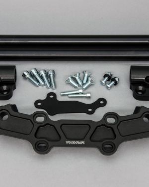 Woodcraft Clip On Adapter Plate w/ Standard Black Bars – 1″ Rise – Yamaha FZ-09 2014-17 / XSR900 2016-2021 / FJ-09 2015-2016