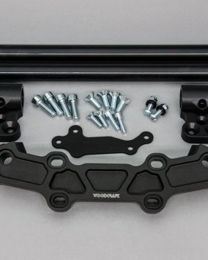 Woodcraft Clip On Adapter Plate w/ Standard Black Bars – 1.5″ Rise – Yamaha FZ-09 2014-17 / XSR900 2016-2021 / FJ-09 2015-2016