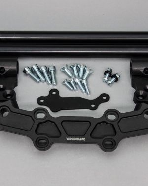 Woodcraft Clip On Adapter Plate w/ Standard Black Bars – 2″ Rise – Yamaha FZ-09 2014-17 / XSR900 2016-2021 / FJ-09 2015-2016