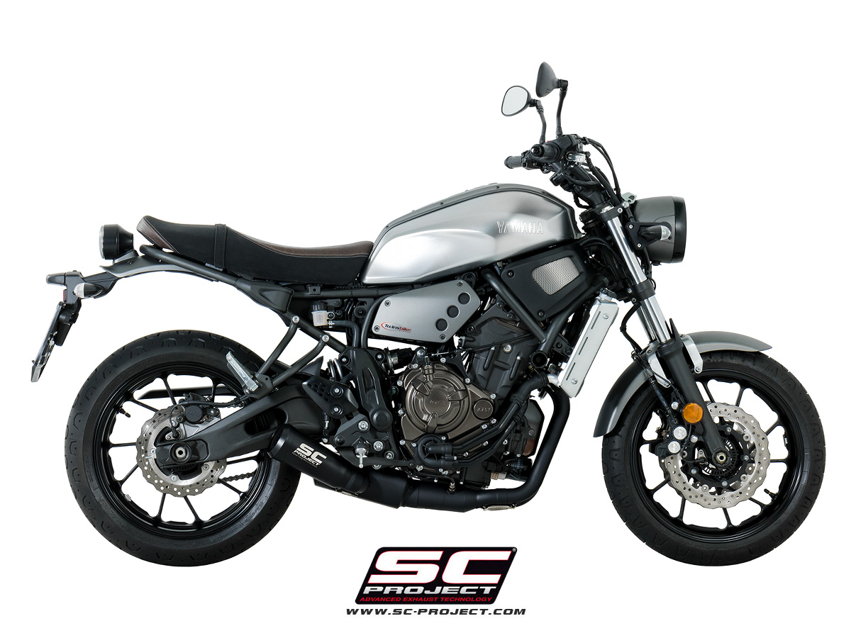 SC-Project Black Conic “70s Style”  Full System 2016-2018 Yamaha  XSR700