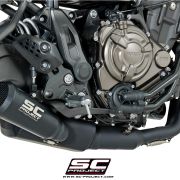 SC-Project Black Conic “70s Style”  Full System 2016-2018 Yamaha  XSR700