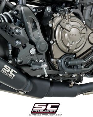 SC-Project Black Conic “70s Style”  Full System 2016-2018 Yamaha  XSR700