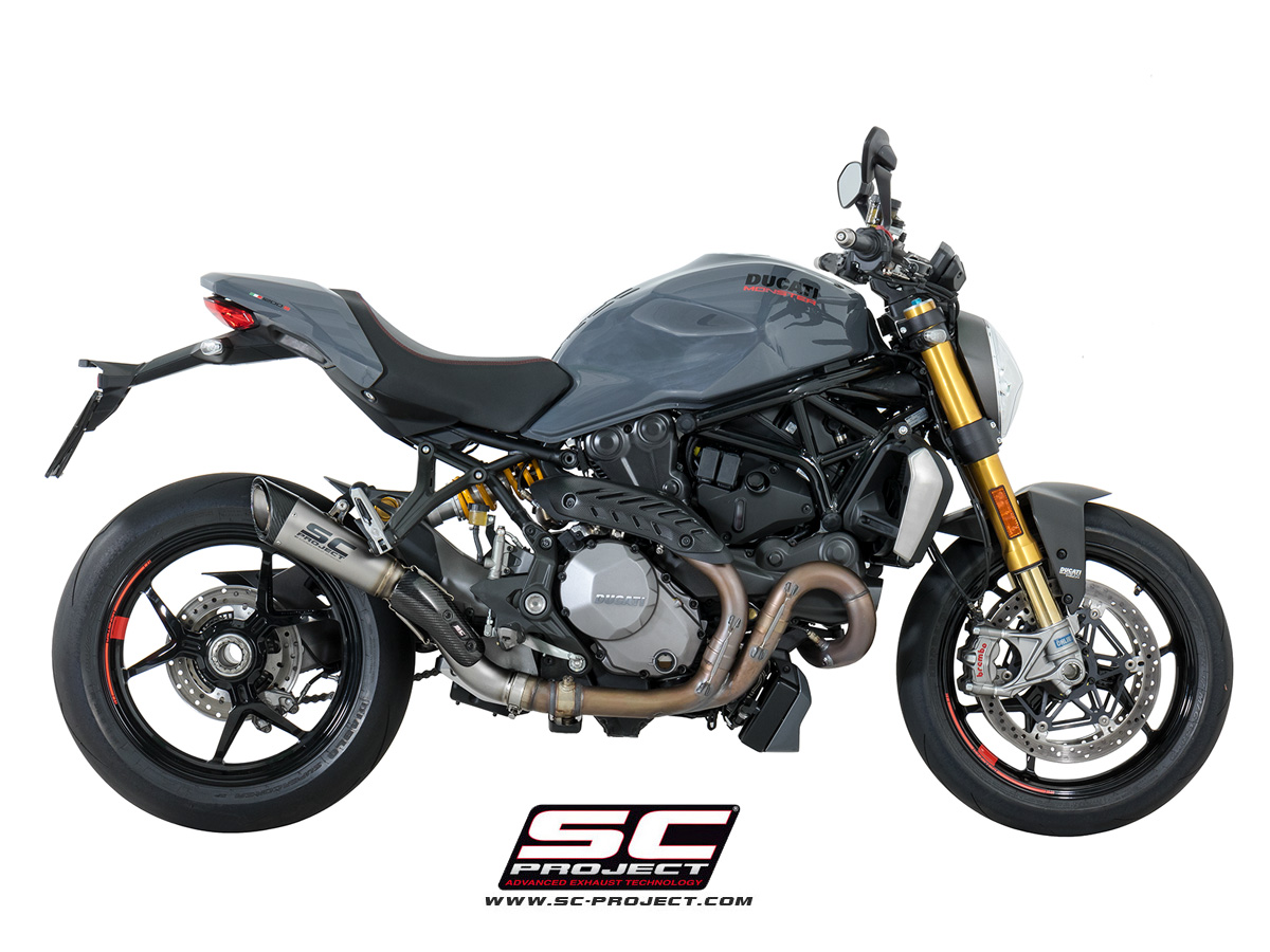 SC-Project Ducati Monster 1200S (17-18) S1 Slip On Exhaust