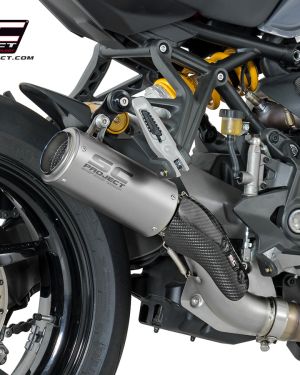 SC-Project Ducati Monster 1200S (17-18) CR-T Slip On Exhaust