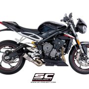 SC-Project CR-T Slip On Triumph Street Triple 765 R / S / RS  2017-2023