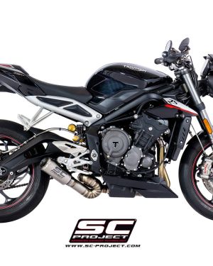 SC-Project CR-T Slip On Triumph Street Triple 765 R / S / RS  2017-2023