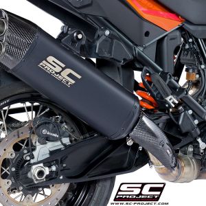 SC-Project Black Titanium Adventure Slip On - KTM 1190 Adventure R (13-16) & 1290 Super Adventure (2015-2018)