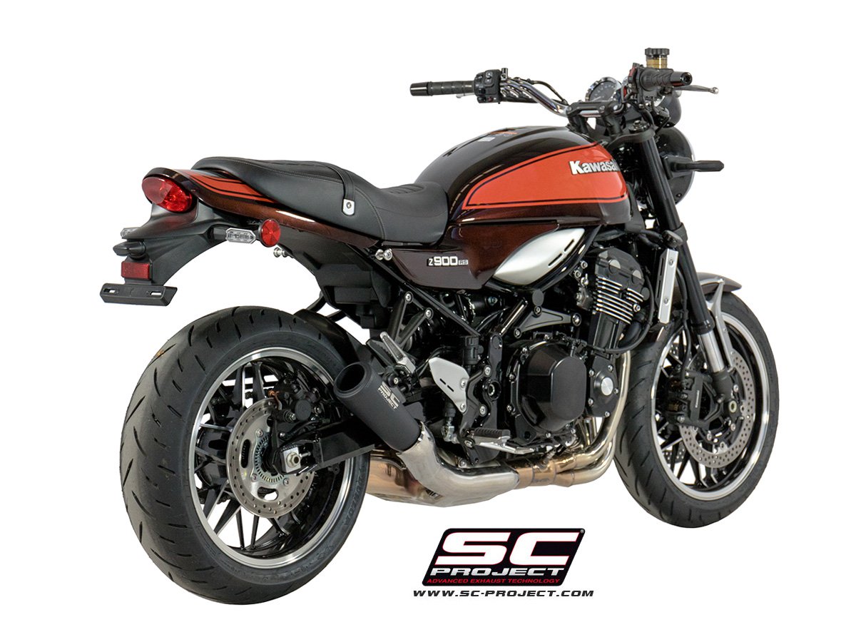SC-Project Black Stainless S1-GP Slip On – Kawasaki Z900RS 2018-2019