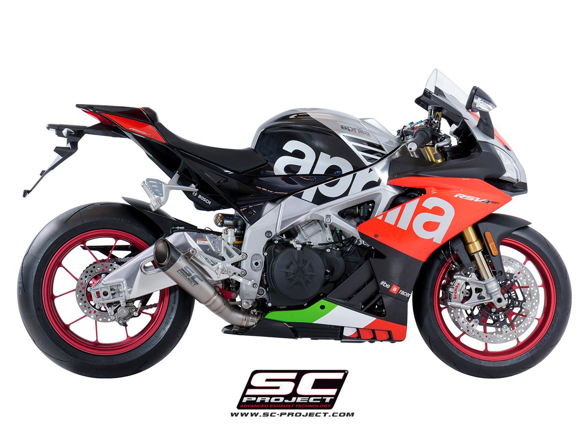 SC-Project S1 Low Mount Slip-on – Aprilia RSV4 RR/RF – Tuono V4 1100/Factory (2017-2020)