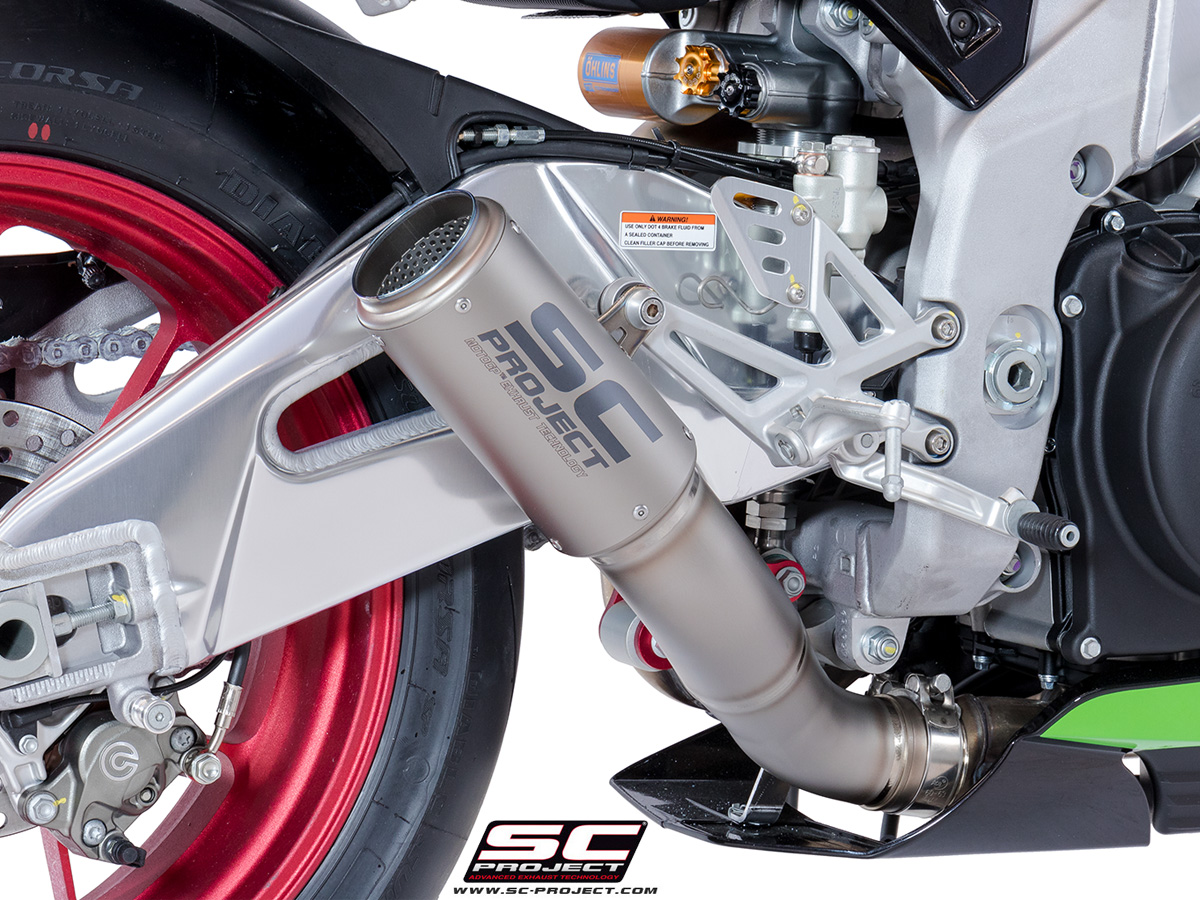 SC-Project Aprilia RSV4 (2017-2020) / Tuono V4 (2017-2019) CR-T Low Mount Racing Exhaust