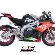 SC-Project 2018 Aprilia RSV4 CR-T High Mount Racing Exhaust