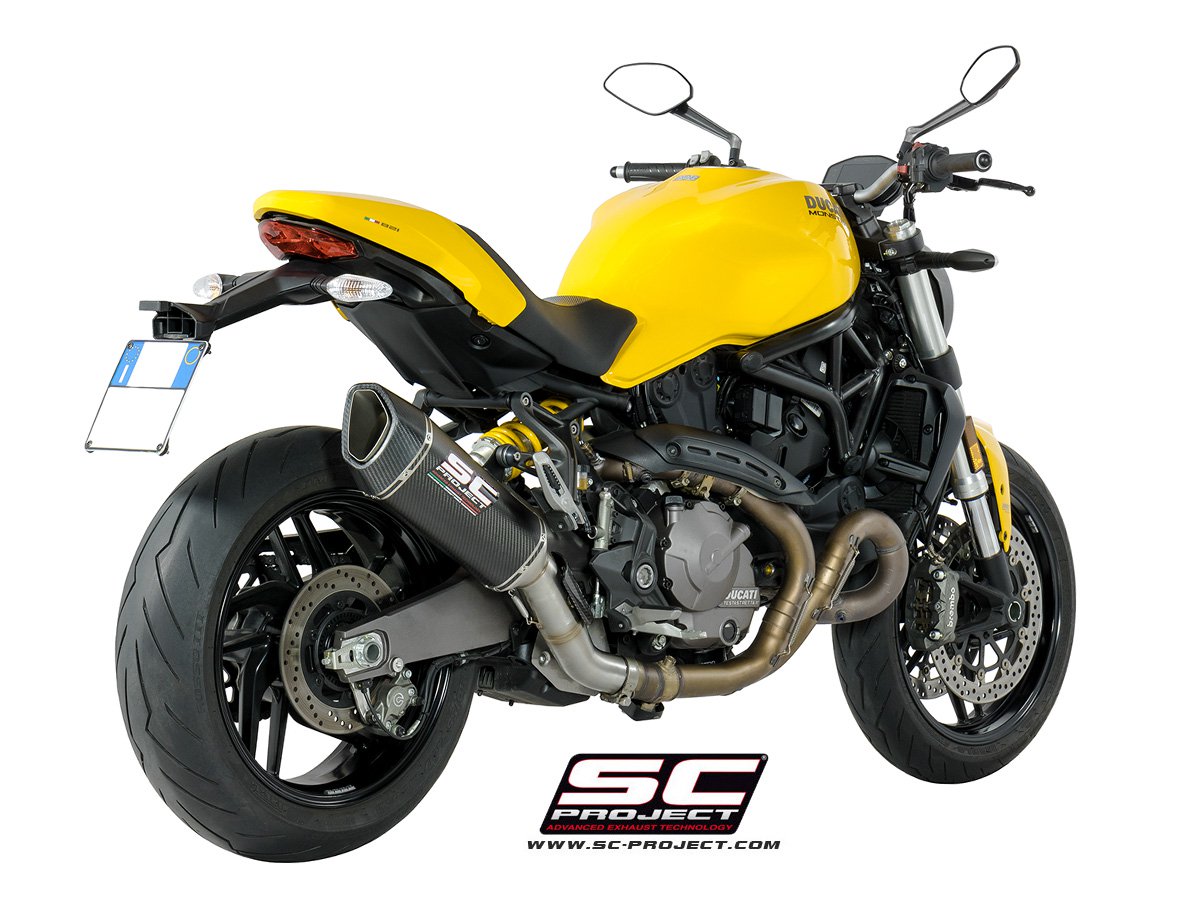 SC-Project 2018-2019 Ducati Monster 821 SC1-R Slip On Exhaust