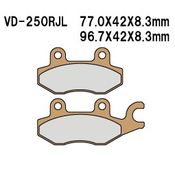 Vesrah VD-250 RJL Brake Pads Ninja 250R & 300R