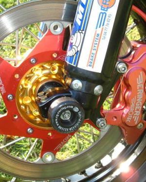 Beringer Supermoto Top Race Brake Kit: 6 Piston Caliper, Master Cylinder and Disc – Honda, Suzuki, Yamaha, KTM, Kawasaki, more