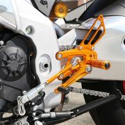 Sato Racing Rearsets GP Shift – Gold 17-18 Aprilia RSV4 / Tuono V4