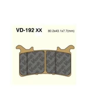 VESRAH VD-192 RJL-XX BRAKE PAD KIT – BMW S1000RR 2019+ Nissin Calipers