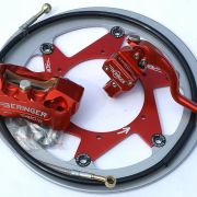 Beringer Supermoto Top Race Brake Kit: 6 Piston Caliper, Master Cylinder and Disc – Honda, Suzuki, Yamaha, KTM, Kawasaki, more