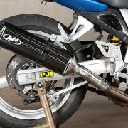 M4 SLIP-ON WITH CARBON FIBER CANISTER 1999-02 Suzuki SV650