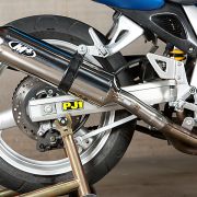 M4 SLIP-ON WITH POLISHED CANISTER 1999-02 Suzuki SV650