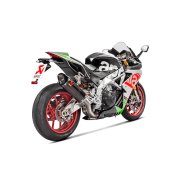 Akrapovic Racing Carbon Fiber Slip-On Muffler – Aprilia RSV4 2017-2018