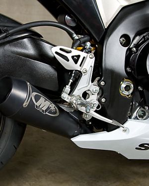 M4 Black GP Slip-On 2009-11 Suzuki GSX-R1000