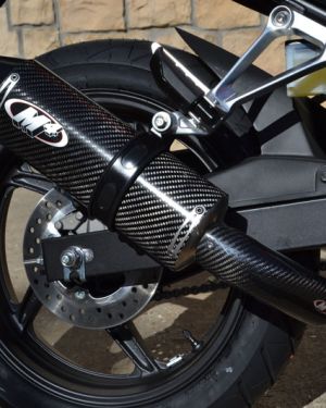 M4 SLIP-ON SYSTEM WITH CARBON CANISTER 2015-2023 Honda CBR300R/300F