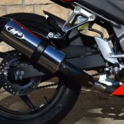 M4 SLIP-ON SYSTEM WITH POLISHED CANISTER 2015-2023 Honda CBR300R/300F