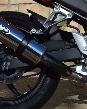 M4 SLIP-ON SYSTEM WITH POLISHED CANISTER 2015-2023 Honda CBR300R/300F