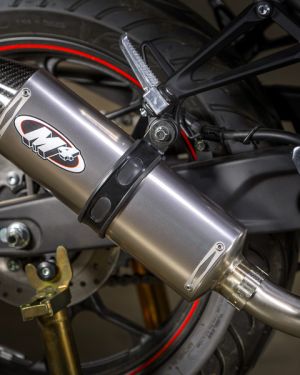 M4 FULL SYSTEM WITH TITANIUM CANISTER 2015-2023 Yamaha R3/MT-03