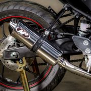 M4 FULL SYSTEM WITH POLISHED CANISTER 2015-2023 Yamaha R3/MT-03