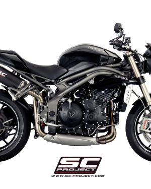 SC-Project Dual Oval High Mount Slip Ons Triumph Speed Triple R  2016-2018