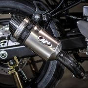 M4 2017-2023 Suzuki SV650/X SLIP-ON SYSTEM WITH TITANIUM CANISTER