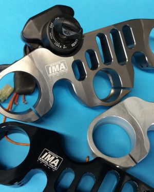 IMA Special Parts EVO Adjustable Triple Clamp, W/ Ignition Mount – Aprilia, BMW, Suzuki, Yamaha