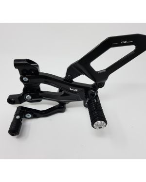 CNC Racing RPS Adjustable Rearsets for the Ducati Panigale V4 / S / Speciale