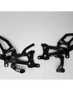 CNC Racing RPS Adjustable Rearsets for the Ducati Panigale V4 / S / Speciale